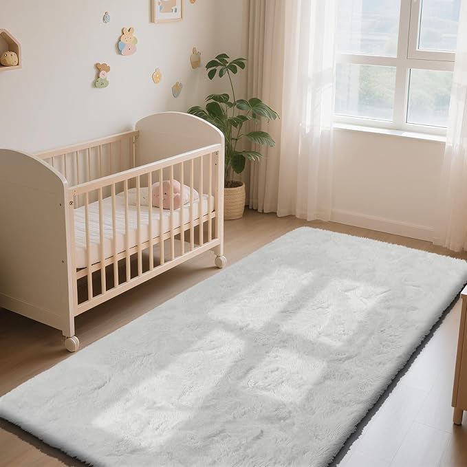 yongyangjuxin Soft Runner Rugs for Bedroom, Bedside Rug for Living Room Bedroom - Image 4