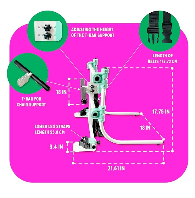 Tip Protector for Chairs - Patent Anti-Tip Chair Safety Device for Children - Anti-Tip Furniture, Child Safety Device for Toddlers - Prevent Chair Tipping for Safe Seating