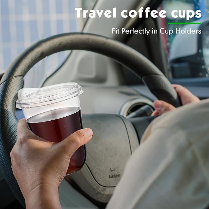 Baderke 25 Pcs Clear Plastic Cups - Image 5