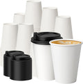 METAPRINT 100 Pack 12 oz Disposable Coffee Cups by METAPRINT