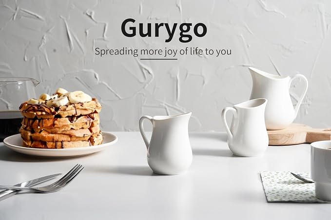 Gurygo 8-oz Creamer with Handle - Image 10