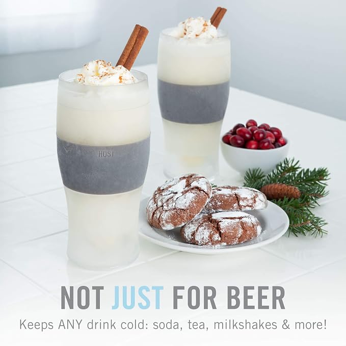Host FREEZE Beer Glasses, Frozen Brew Mugs, Freezable Pint Glass Set, Insulated - Image 5