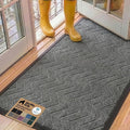 GORILLA GRIP 100% Waterproof All-Season WeatherMAX Doormat, US Designed Natural by Unknown