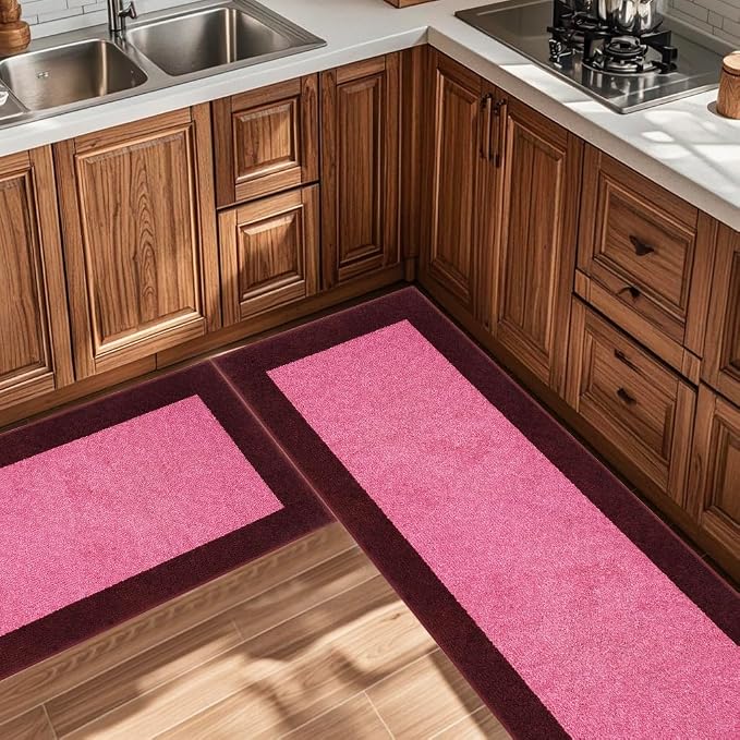 Machine Washable Runner Rug 24" x 84", Non Slip Kitchen Mat - Image 6