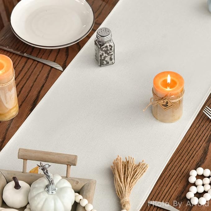 Artoid Mode 210 GSM Fall Table Runner 13x108 Inch Home Party Decor | Hello - Image 7