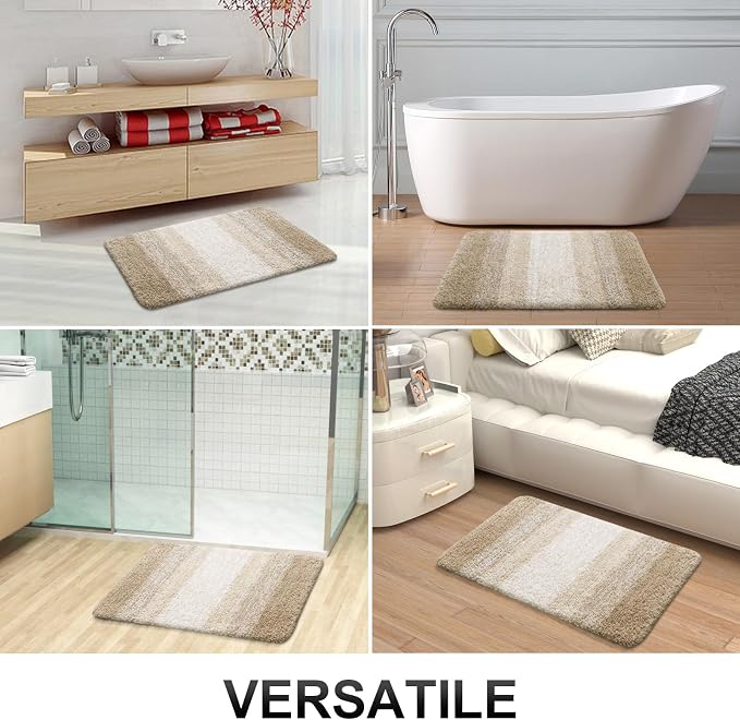 OLANLY Bathroom Runner Rugs Mat 59x24, Extra Soft Absorbent Microfiber Bath Rugs - Image 6