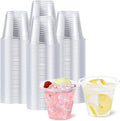 BYSNOW 250 Pack 9 oz Clear Plastic Cups Disposable Plastic Wine Cups | by BYSNOW