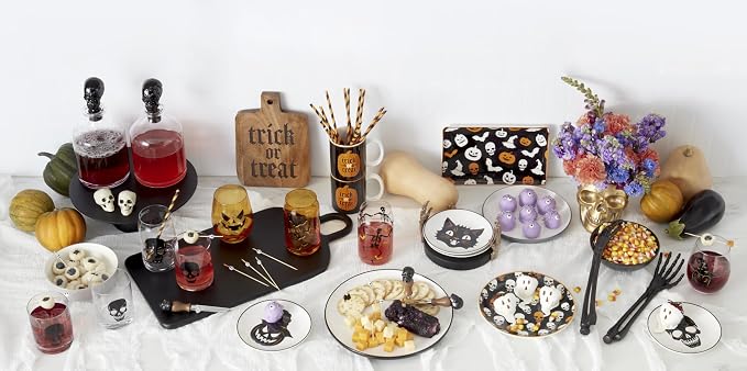 Oneida Serveware, Vintro Halloween Hors D'Oeuvres Tray, Made of Porcelain - Image 4