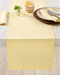 Solino Home 100% Pure Linen Table Runner Golden Straw, Fete 14 x 144 in | Table by SolinoHome