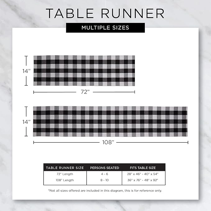 DII Woven Basics Collection 100% Cotton Knit Table Runner, Nautical Blue - Image 8