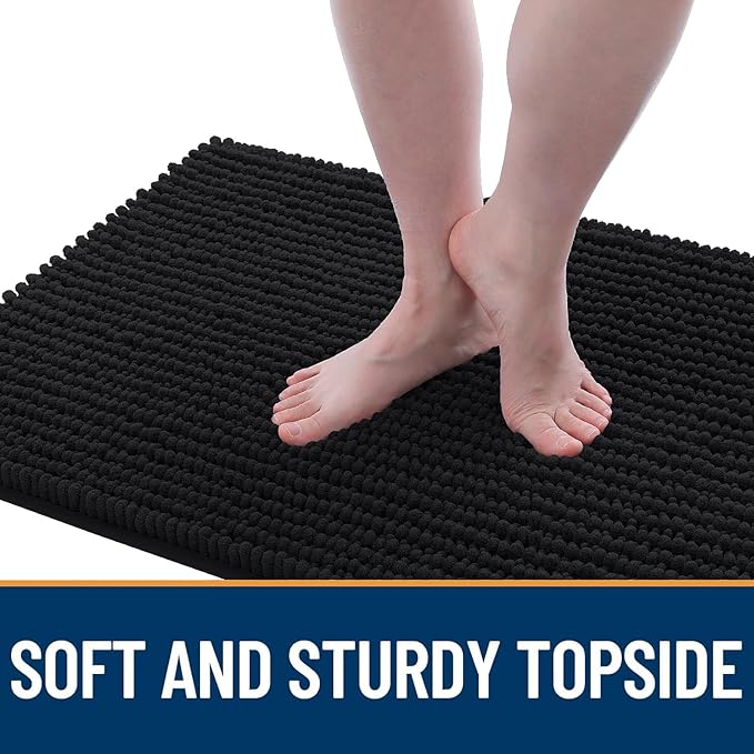 OLANLY Dog Door Mat for Muddy Paws 47x20, Ultra Absorbent Chenille Mud Doormat - Image 3