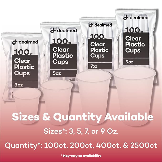 Dealmed 5 oz. Disposable Plastic Cups – 100% Recyclable Cups - Image 7
