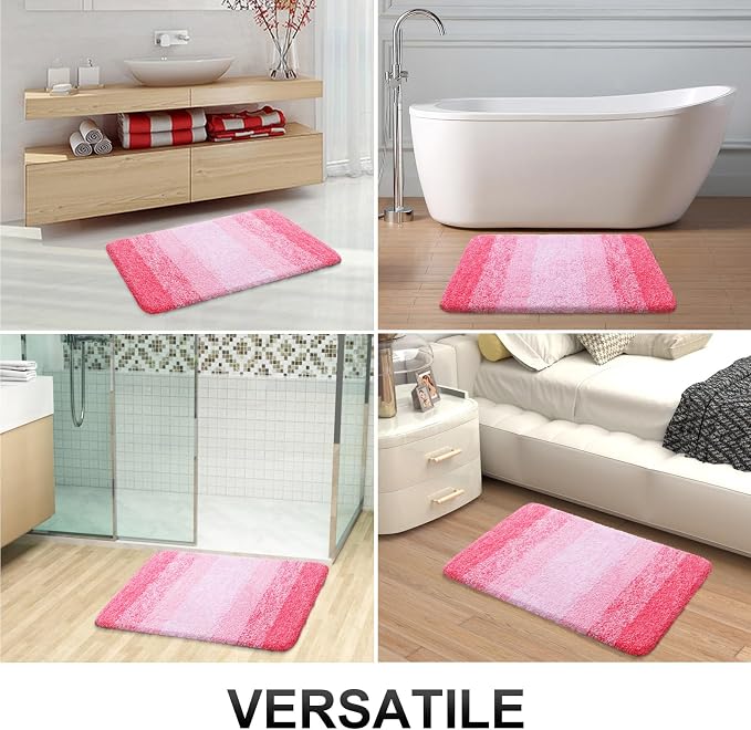 OLANLY Large Bathroom Rugs Mat 50x30, Extra Soft Absorbent Microfiber Bath Rugs - Image 6