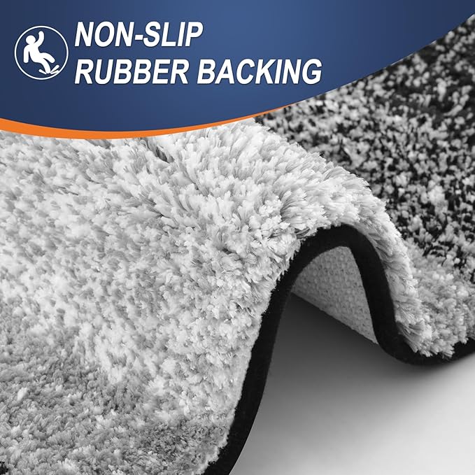 OLANLY Large Bathroom Rugs Mat 50x30, Extra Soft Absorbent Microfiber Bath Rugs - Image 4