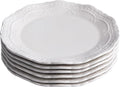 10 Inch Porcelain Dinner Plates Set of 6, Dishwasher safe, Microwave safe by Unknown