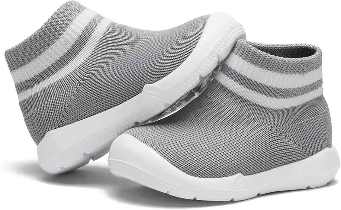 Engtoy Baby Shoes & Socks - Non-Slip Breathable Slippers with Soft Rubber Sole - Baby Boys & Girls Slip On Sneakers
