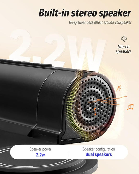 Donner Electric Drum Set Upgrated, 7 Pads Electronic Drum Pad Roll Up Quiet Drum Pad Built-in Speaker, 40 Lessons Included, Kids Holiday Christmas & Birthday Gift Instrument Toys(DED-20R) New