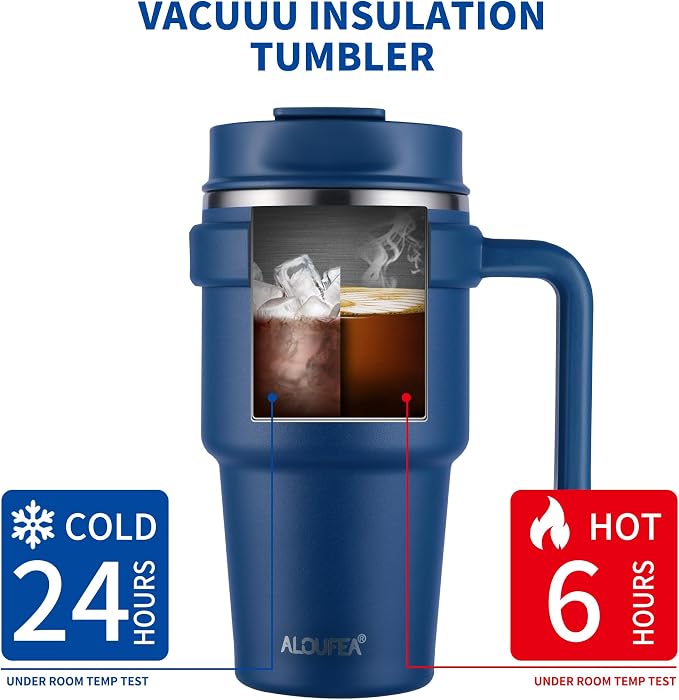 20 oz Insulated Travel Coffee Mug Tumbler - Image 6