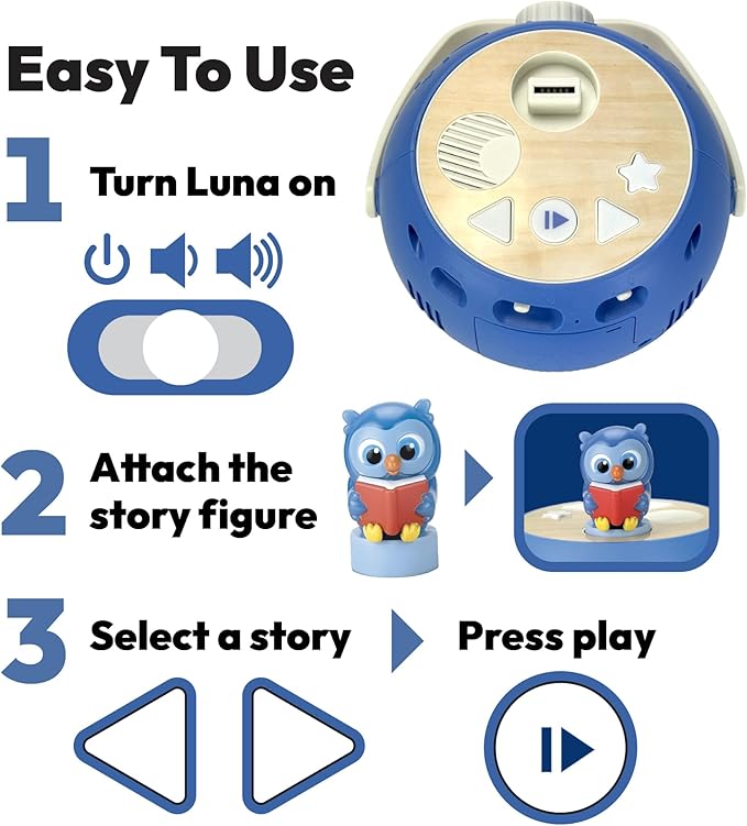 Daniel Tiger Figurine Cartridge – Projects 5 Daniel Tiger Neighborhood Stories and 5 Songs, Over 30 Minutes of Audio Content | Gift and Toy for Ages 3+