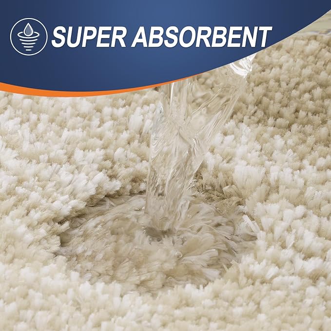 OLANLY Large Bathroom Rugs Mat 40x24, Extra Soft Absorbent Microfiber Bath Rugs - Image 4