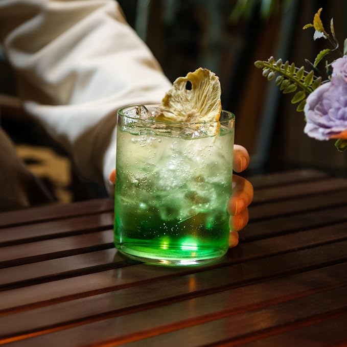 LUXU Drinking Glasses 15 oz, Water Glasses, Mojito Glass Cups, Bar Glassware - Image 7