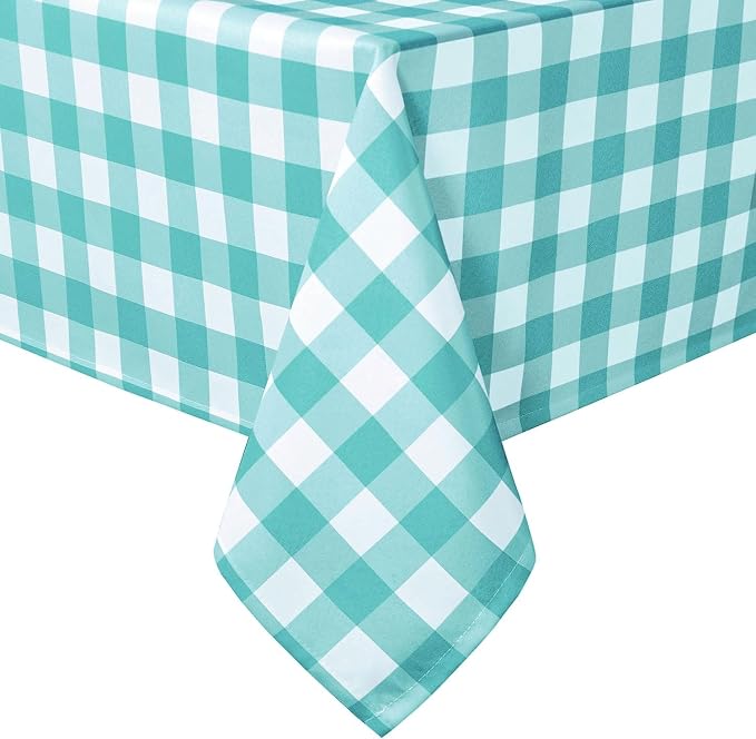 Checkered Tablecloth Rectangle by Hiasan