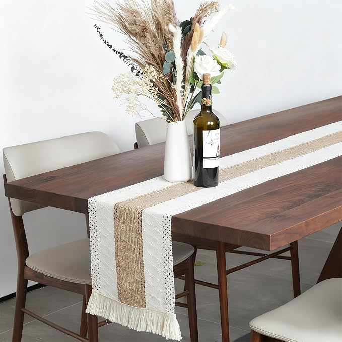 Placemats Set of 4, Natural Round Placemats - Image 7