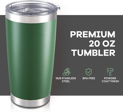 20 oz Tumbler with Lid Stainless Steel Insulated Tumblers Bulk Cups Mug | - Image 2