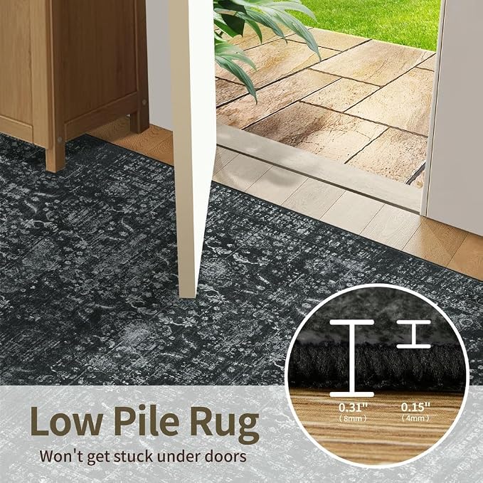 Rugxara 10x14 Area Rugs for Living Room Bedroom, Large Washable Rug, Non Slip & - Image 8