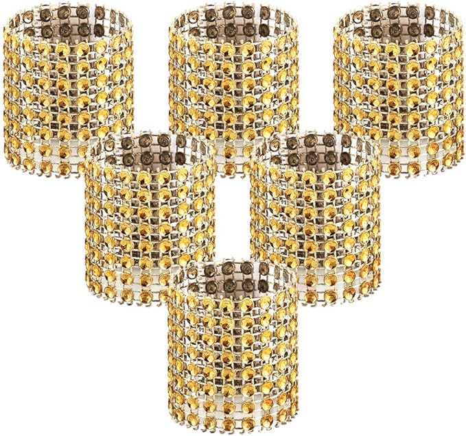 Accmor 50pcs Napkin Rings, DIY Decoration by Accmor
