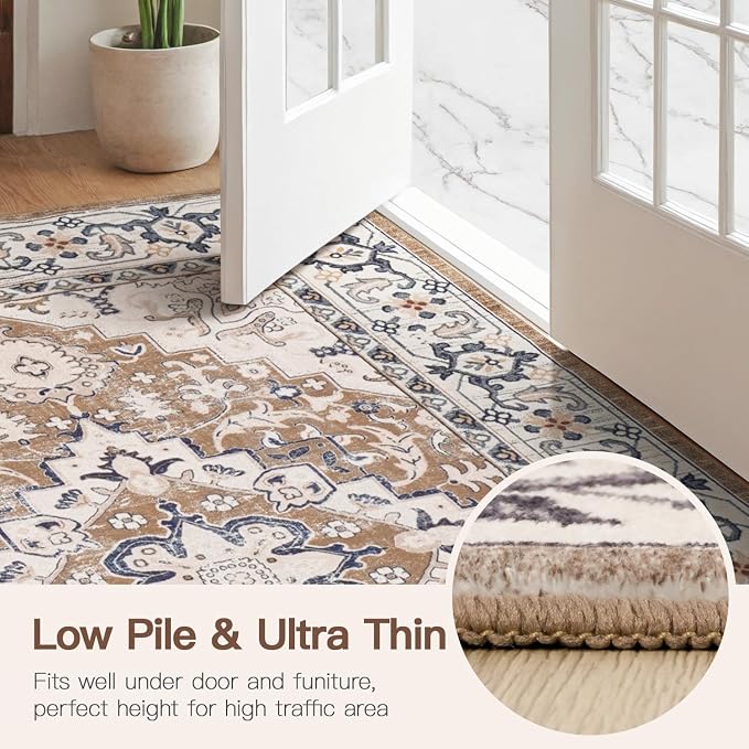Lofus 8ft Area Rugs for Living Room, Washable Area Rug, Rugs for Bedroom - Image 8