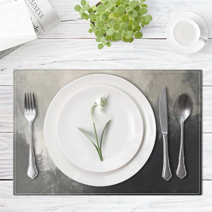 Emvency Farmhouse Placemats Set of 6, 12x18 Inch - Image 2