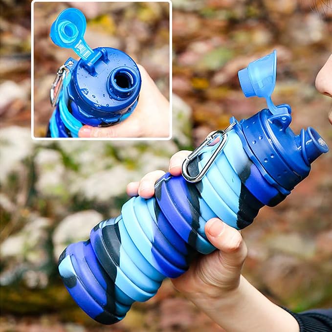Collapsible Water Bottles Travel water bottle Sports Portable Sport Water - Image 7