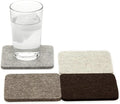Graf Lantz - Bierfilzl Merino Wool Square Coasters Set of 4 - Earth - Absorbs by GrafLantz