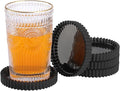 Glass Drink Coaster Set of 5- Coasters by Unknown