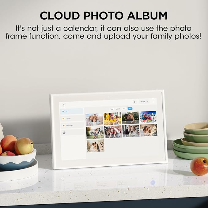 15.6 Inch Smart Digital Calendar, Wall Electronic Calendar, 1920 * 1080 IPS Full HD Touch Screen Display for Family Meal Planner Support - Streamline Household Organization