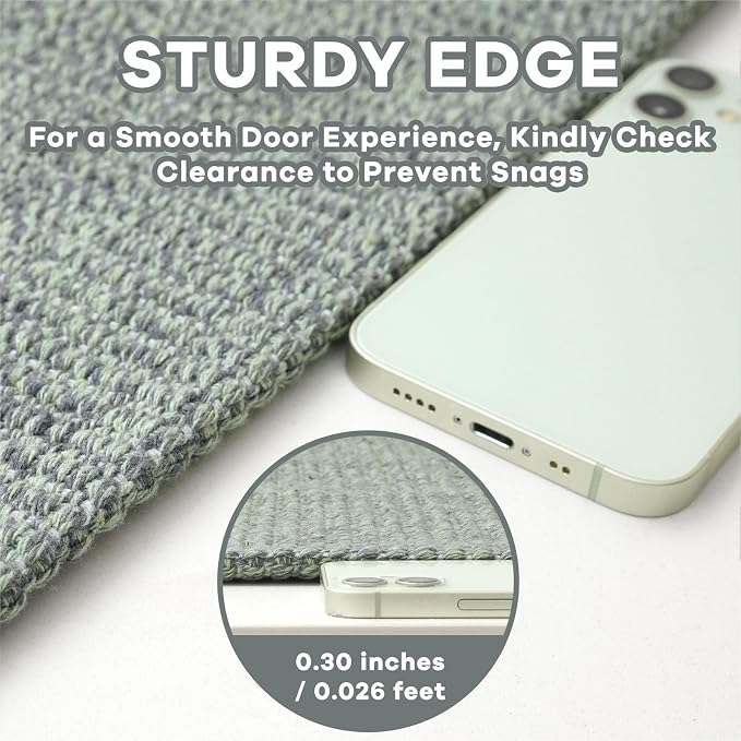 EARTHALL Washable Area Rug 3x4 Ft Non Slip Rugs - Image 2