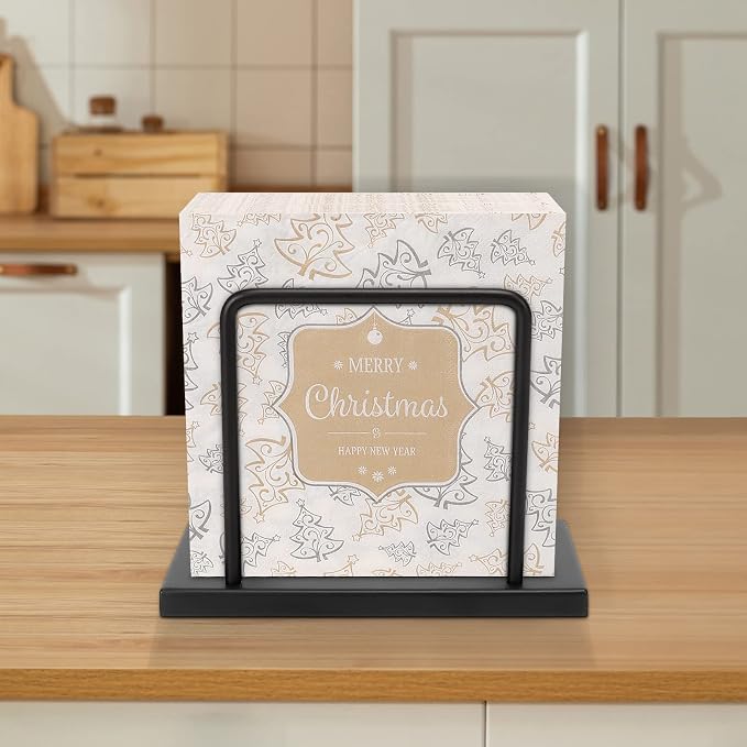 Livabber Napkin Holder, Metal Napkin Storage Modern Freestanding Tissue Paper - Image 8