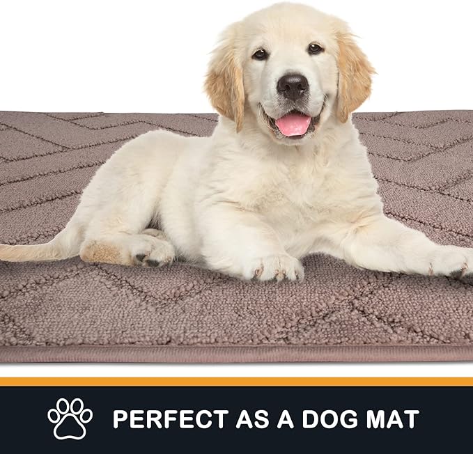 PURRUGS Dirt Trapping Door Mat 24" x 59", Non-Slip Machine Washable Entry Rug - Image 6