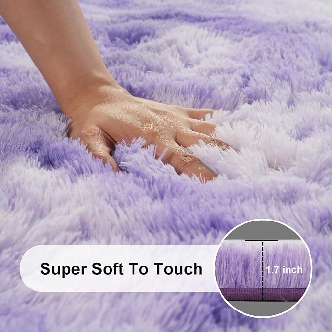8x10 Area Rugs for Living Room, Large Fluffy Rugs for Bedroom, Fuzzy Shag Soft - Image 2