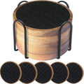 Coasters for Drinks Absorbent 5 Pack, Coasters for Coffee Table by EDEGG