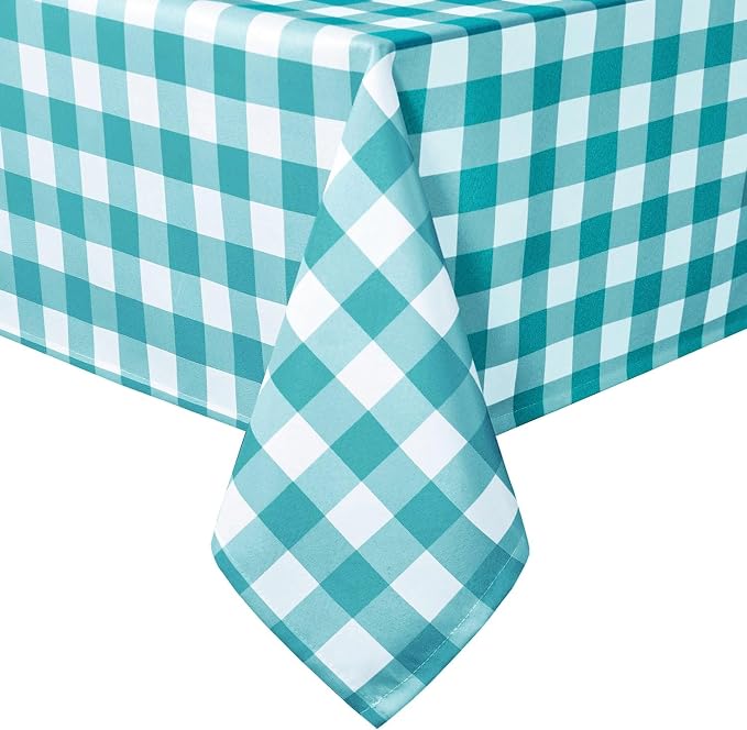 Checkered Tablecloth Rectangle, 70 x 90 Inch by Hiasan
