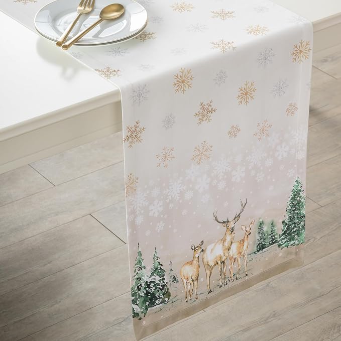 Maison d' Hermine Table Runner 100% Cotton 14.50" x 72" | Table Runners 72 - Image 9