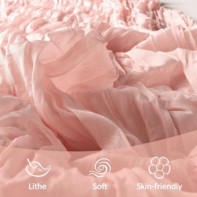 6 Pack Blush Pink Table Runner Cheesecloth 10Ft Gauze Cheese Cloth Table Runner - Image 5