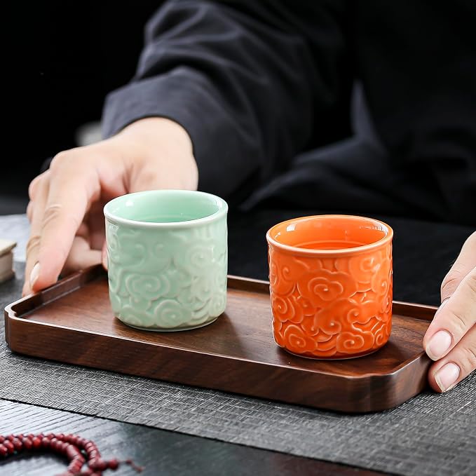 Ceramic Espresso Cups Set of 2 or 4-3oz Demitasse Cups - Image 7