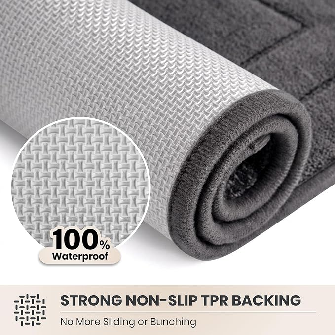 PURRUGS Dirt Trapping Door Mat 20in x 31.5in, Non-Slip/Skid Machine Washable - Image 5