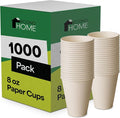 EconoHome 8 oz 1000 Pack Disposable Coffee Paper Cups by EconoHome