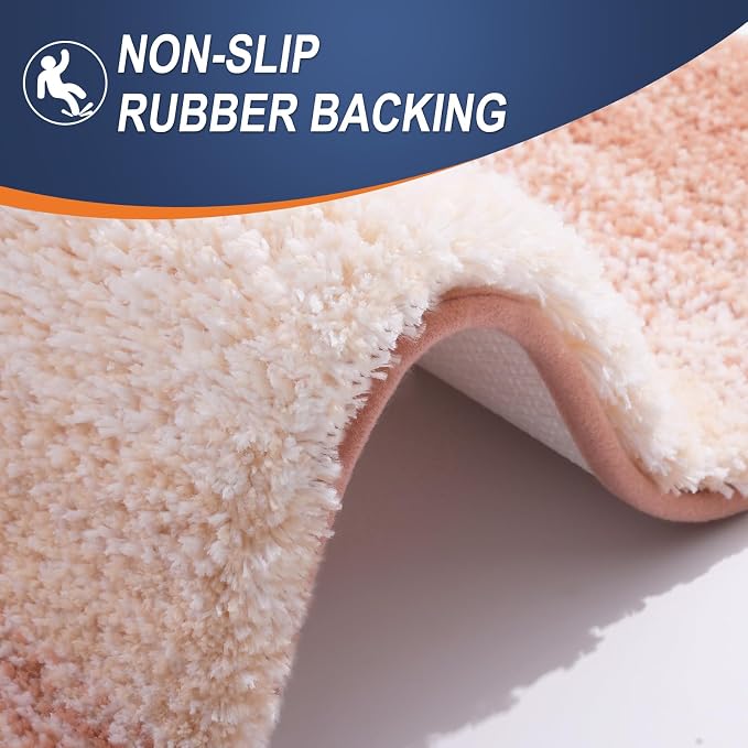 OLANLY Bathroom Runner Rugs Mat 47x17, Extra Soft Absorbent Microfiber Bath Rugs - Image 5