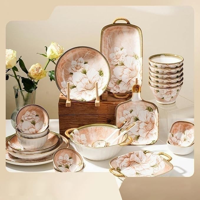 Japanese-style personalized household ceramic tableware, restaurant matching - Image 3