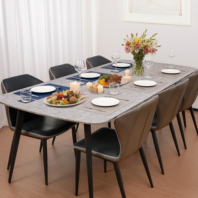 Vinyl Placemats Set of 6, Dual Sided Place Mats - Image 8